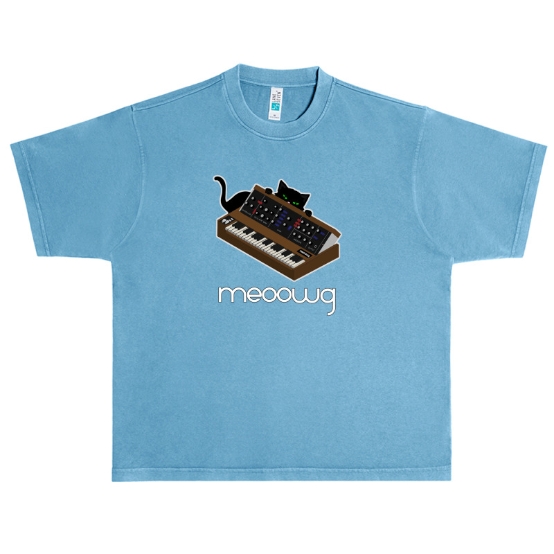 Synthesizer Cat Meow Urban Heavy T-shirt | Artistshot