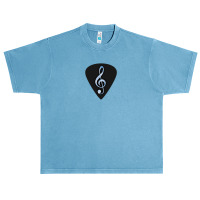 Music Note On Guitar Pick Urban Heavy T-shirt | Artistshot