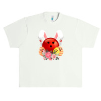 Bowling Easter Bunny Egg 2020 Rabbit Flowers Pascha Bowler Urban Heavy T-shirt | Artistshot