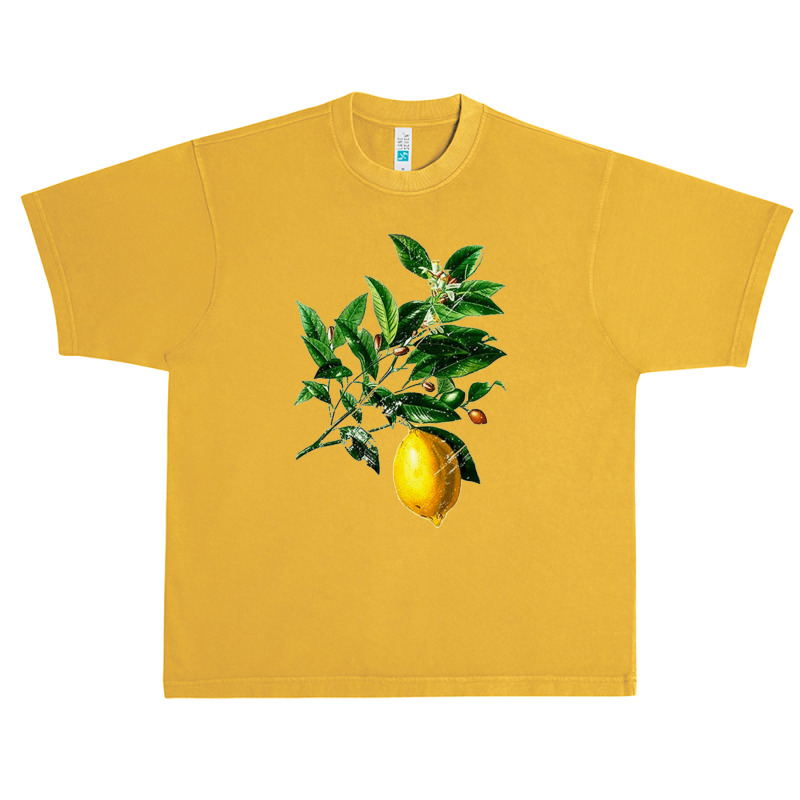 Lime Flower And Lemon, Lime Flower Lemon, Lemon, Lime Flower, Lime, Fl Urban Heavy T-shirt | Artistshot