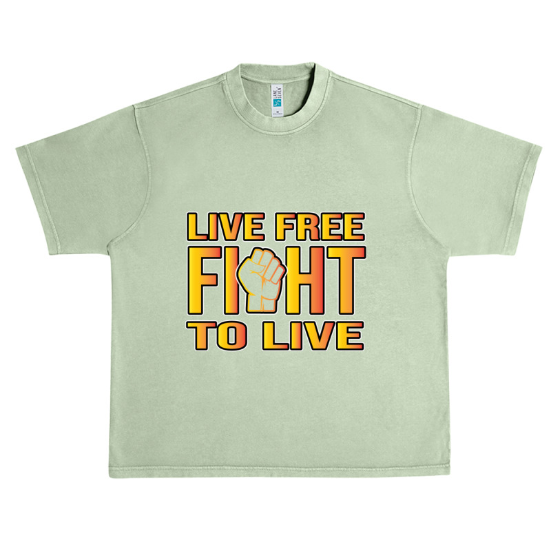 Live Fight To Live Fist Urban Heavy T-shirt by Kuwannin528 | Artistshot