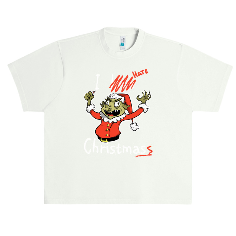 Grinch Hates Christmas, Grinch Hate Christmas, Grinch Hates, Christmas Urban Heavy T-shirt by SHKUNLUD | Artistshot