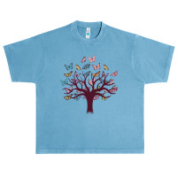 Butterfly Tree Design, Butterfly Tree Beautiful, Butterfly Tree, Beaut Urban Heavy T-shirt | Artistshot