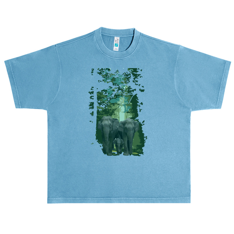 Elephants And Forests, Elephants And Forests Vintage, Elephants Forest Urban Heavy T-shirt by SHOPTRUI4 | Artistshot