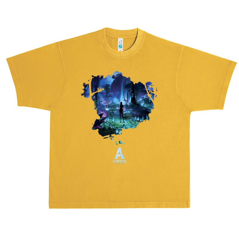 Avatar Pandora At Night Movie Poster T Shirt Urban Heavy T-shirt | Artistshot