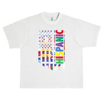 Usa And Latin American Countries Flag Hispanic Heritage T Shirt Urban Heavy T-shirt | Artistshot