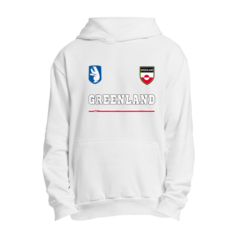 Greenland Sportsoccer Jersey Tee Flag Football Nuuk T Shirt Urban Pullover Hoodie | Artistshot