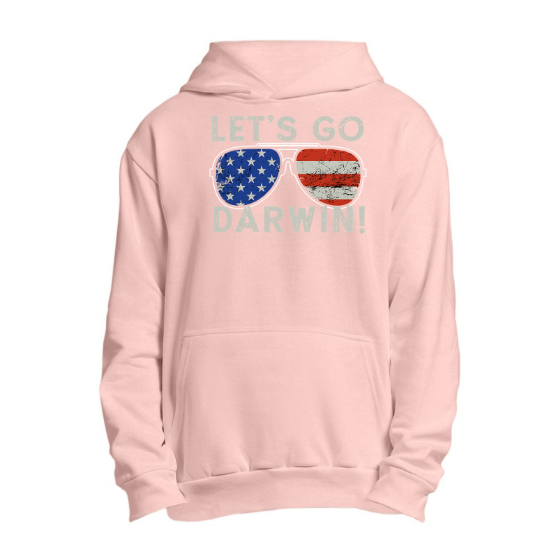 Aviator Sunglasses American Flag Let’s Go Darwin Urban Pullover Hoodie by new121 | Artistshot