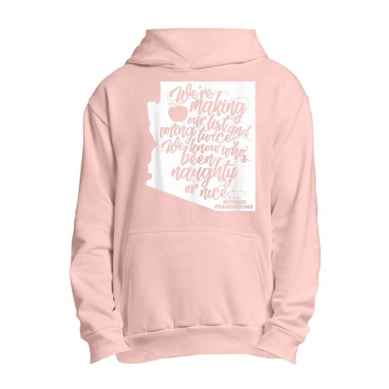 Making Our List Voting Twice Teachers Union Protest Shirt Urban Pullover Hoodie | Artistshot