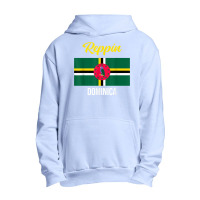 Dominica Flag Reppin West Indies Vacation Urban Pullover Hoodie | Artistshot