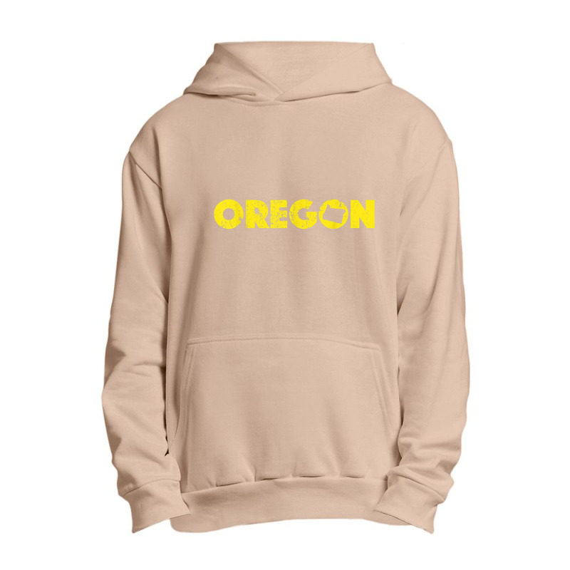 Home State Of Oregon Pride Eugene Or Green & Yellow S500072 Urban Pullover Hoodie by cm-arts | Artistshot