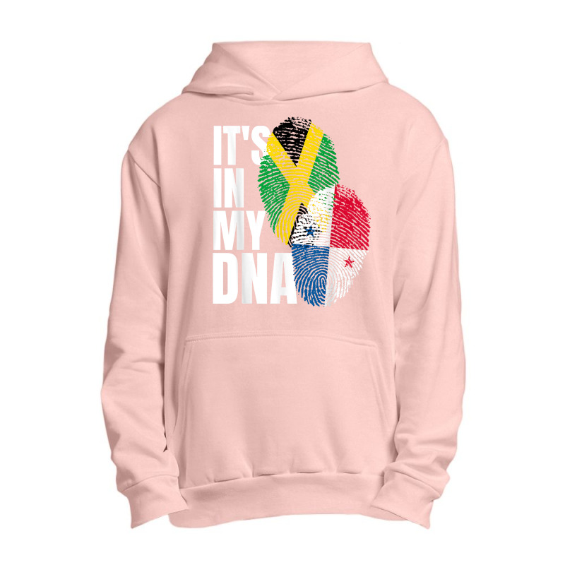 Panamanian And Jamaican Mix Dna Flag Heritage Urban Pullover Hoodie by ToraHernton | Artistshot