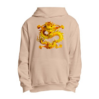 Fearless Golden Chinese Dragon Silhouette T Shirt 3d Effect Urban Pullover Hoodie | Artistshot