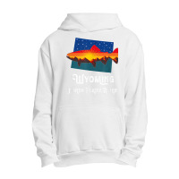 Trout Fly Fishing Nature North Platte River Mountain Sunset Urban Pullover Hoodie | Artistshot