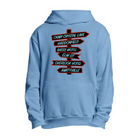 Horror Movie Location Signs Urban Pullover Hoodie | Artistshot