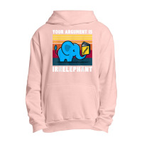 Your Argument Is Irrelephant Elephant Vintage Retro Urban Pullover Hoodie | Artistshot