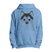 Alaskan Malamute Costume Cute Dog Face Halloween Urban Pullover Hoodie | Artistshot