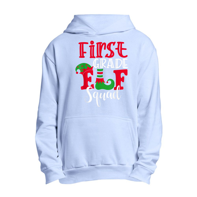 Elf Squad Fifth Grade Christmas Teacher Top Elf Squad Xmas Urban Pullover Hoodie | Artistshot