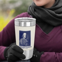 Ben Franklin T Shirt. Vintage Founding Father Tee Leatherette Tumbler | Artistshot