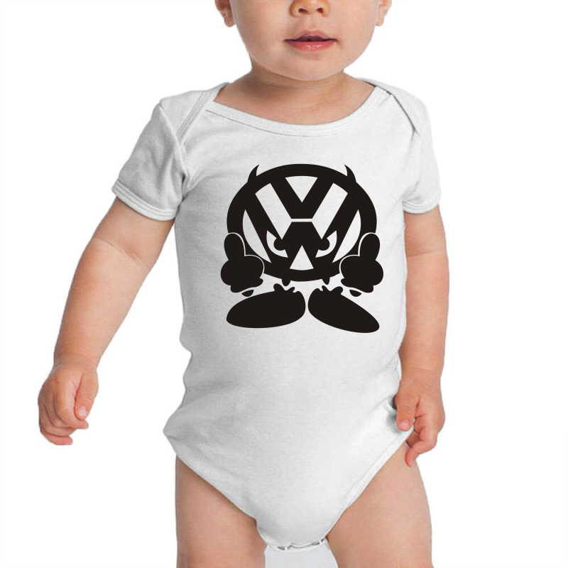 Volkswagen Vw Face Tshirt Cartoon Top Baby Bodysuit | Artistshot