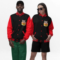 Cheeseburger Cat T  Shirt1302 Bomber Jacket | Artistshot