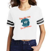 Take The Risk Scorecard Crop Tee | Artistshot