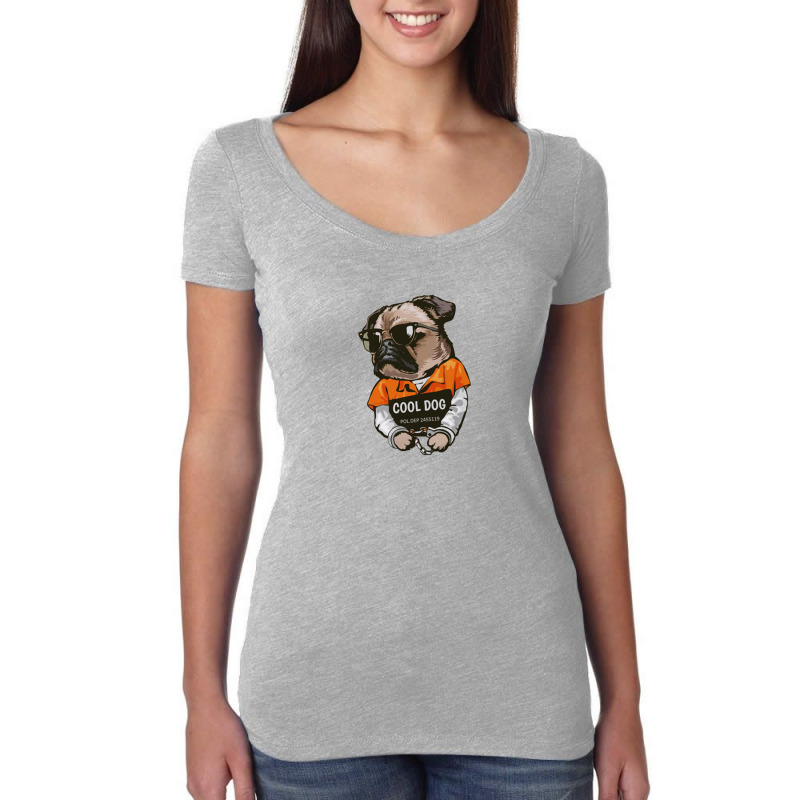 Pug Women's Triblend Scoop T-shirt by Disgus_Thing | Artistshot