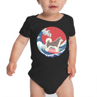 Alaskan Malamute T  Shirt Alaskan Malamute Gifts   Ocean Waves Surfing Baby Bodysuit | Artistshot