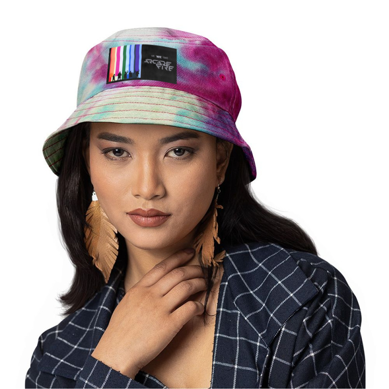 The We Tour Arcade Fire Tie Dyed Bucket Hat by LorraineKimmons | Artistshot