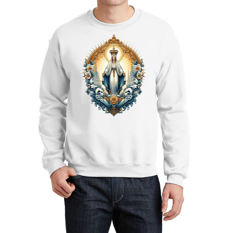 Portugal Immaculate Conception Crewneck Sweatshirt | Artistshot