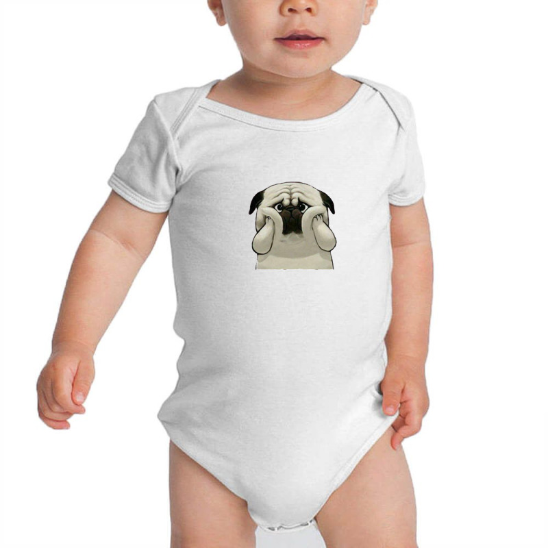 Pug Life Baby Bodysuit by Disgus_Thing | Artistshot