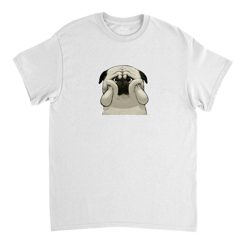 Pug Life Classic T-shirt by Disgus_Thing | Artistshot