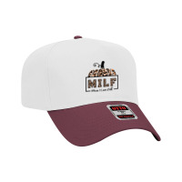 Milf Man I Love Fall Funny Woman Autumn Seasons Lover Sweatshirt Adjustable Baseball Cap | Artistshot