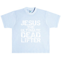 Funny Christian Workout Gift Jesus The Ultimate Dead Lifter Urban Heavy T-shirt | Artistshot