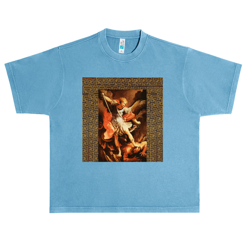 St. Michael Archangel By Guido Reni Urban Heavy T-shirt by cm-arts | Artistshot