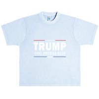 Donald Trump 2024 Take America Back Election Pro America Flag Trump Su Urban Heavy T-shirt | Artistshot