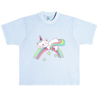 Cute Kawaii Unicorn Cat Urban Heavy T-shirt | Artistshot