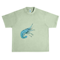 Aqua Colored Prawn Urban Heavy T-shirt | Artistshot