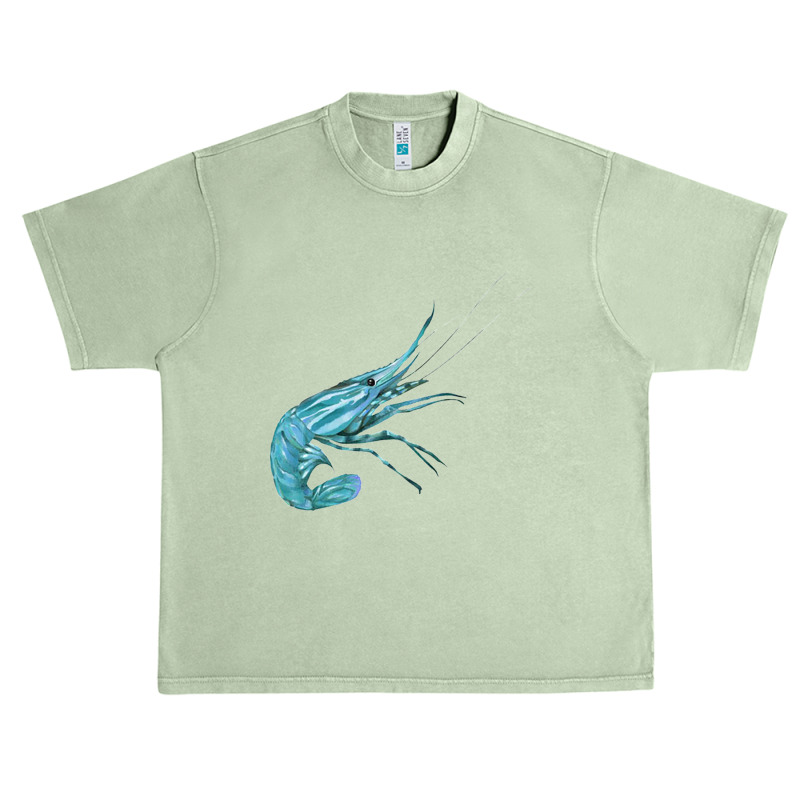 Aqua Colored Prawn Urban Heavy T-shirt | Artistshot