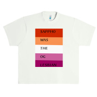 Sappho Was The Og Lesbian Urban Heavy T-shirt | Artistshot