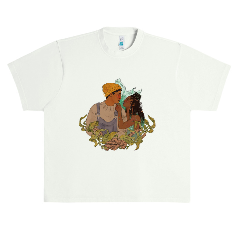 The Mermaid And The Lighthouse Keeper Urban Heavy T-shirt by cm-arts | Artistshot