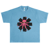 Red Octopus Vintage Urban Heavy T-shirt | Artistshot