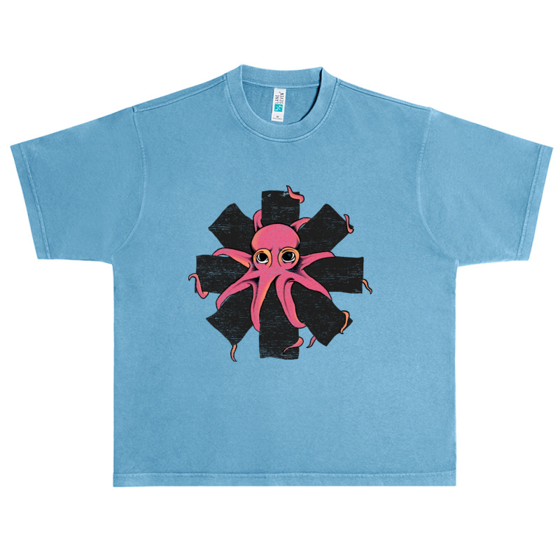 Red Octopus Vintage Urban Heavy T-shirt | Artistshot