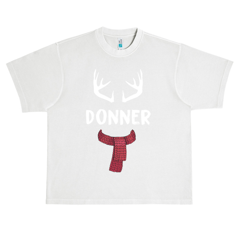 Donner Reindeer Christmas Matching Pjs Group Costume Gift Pullover Urban Heavy T-shirt | Artistshot