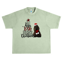 Joy Hope Love Peace Christmas Black American Cocker Spaniel Urban Heavy T-shirt | Artistshot