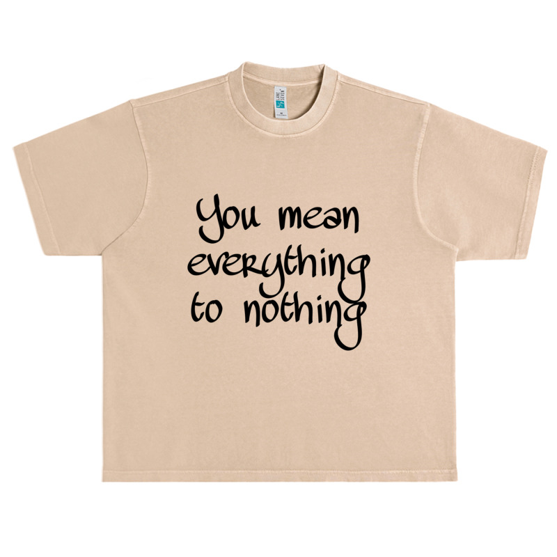 Manchester Orchestra - Everything To Nothing Urban Heavy T-shirt | Artistshot