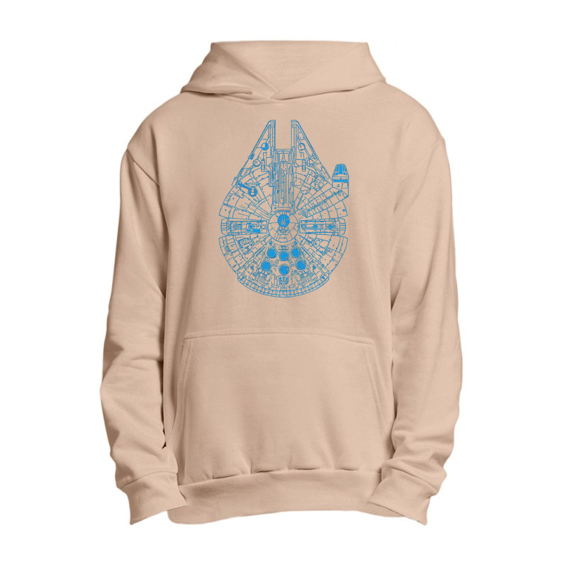 Millennium Falcon, Millennium Falcon Vintage, Millennium, Falcon, Mill Urban Pullover Hoodie | Artistshot