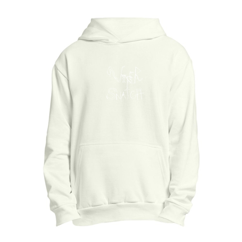 Vipersnatch (white Print) Urban Pullover Hoodie | Artistshot