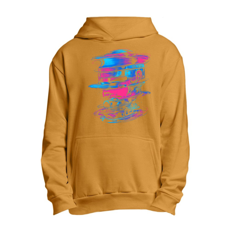 Glitchy Cyborg Urban Pullover Hoodie by cm-arts | Artistshot