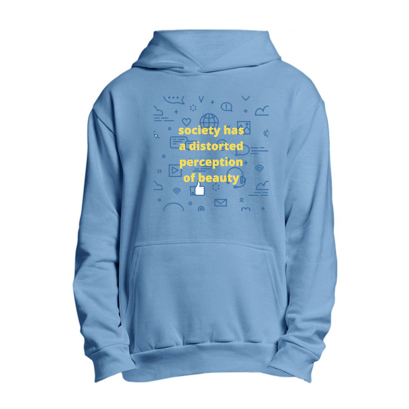 Society Has A Distorted Perception Of Beauty Urban Pullover Hoodie by cm-arts | Artistshot